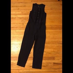 JCrew cotton overall size 4used once